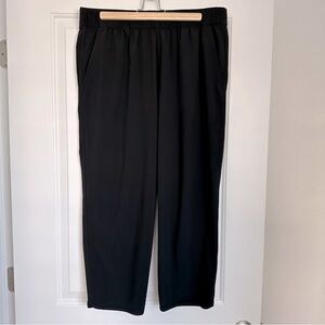 Talbots Black Casual Wide Leg Pants with pockets
